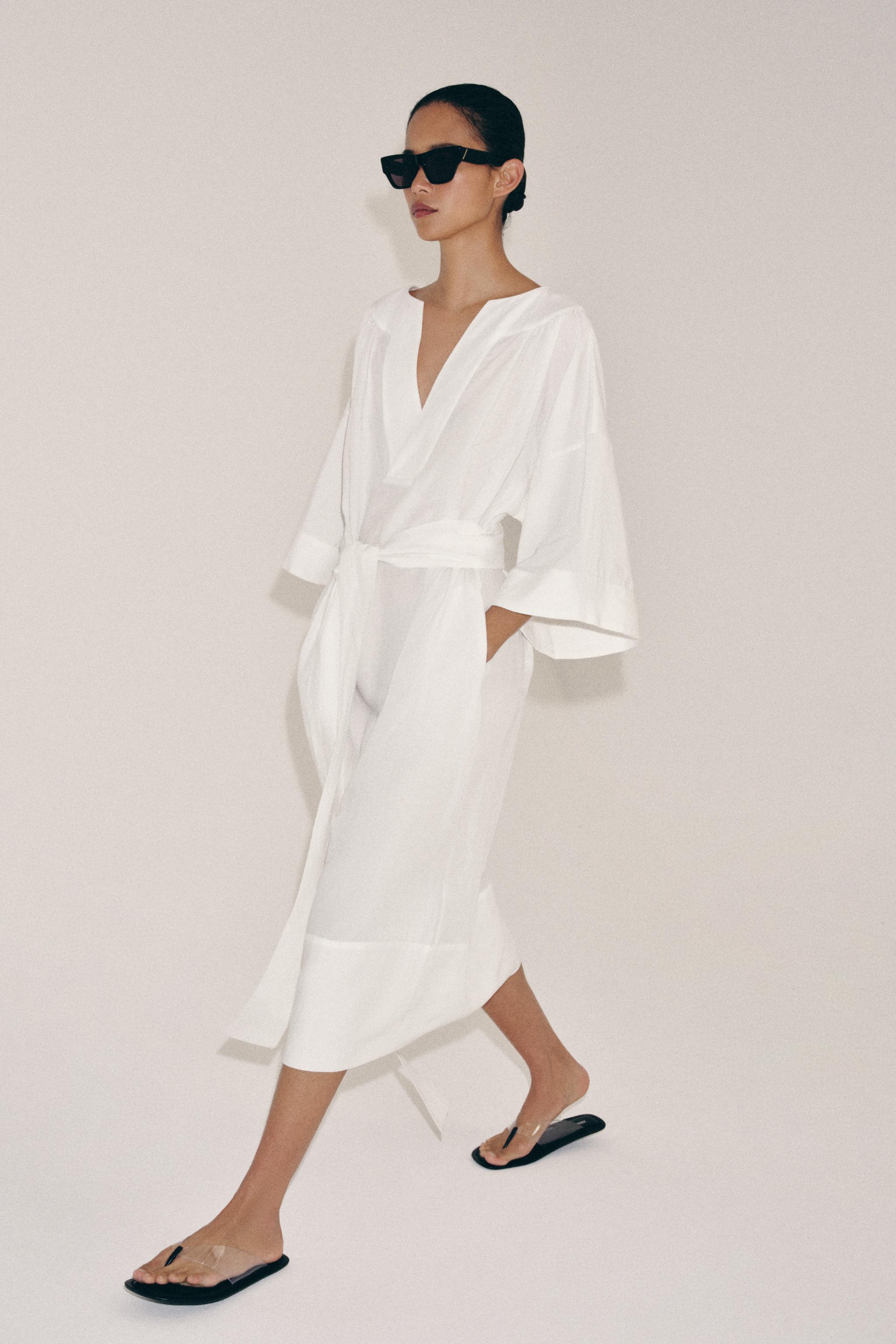 ROBE TUNIQUE AVEC CEINTURE ZW COLLECTION